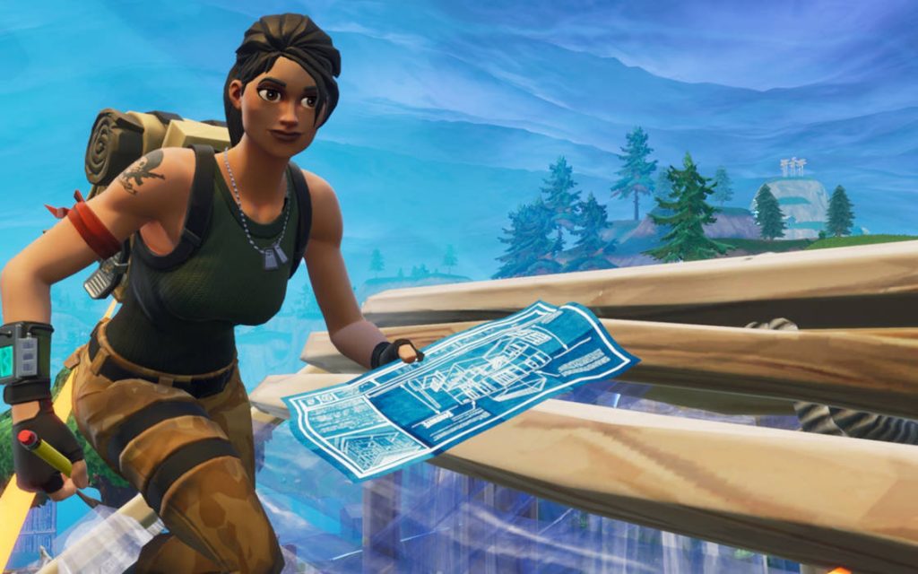 Epic Games avatar with a blueprint.