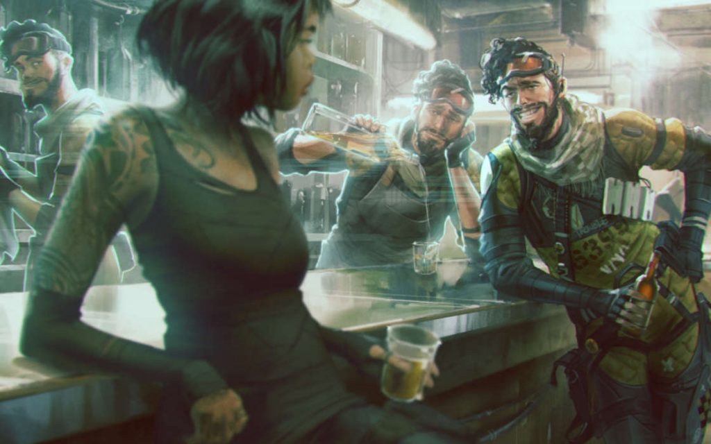 Apex Legends concept art developed by Respawn Entertainment.