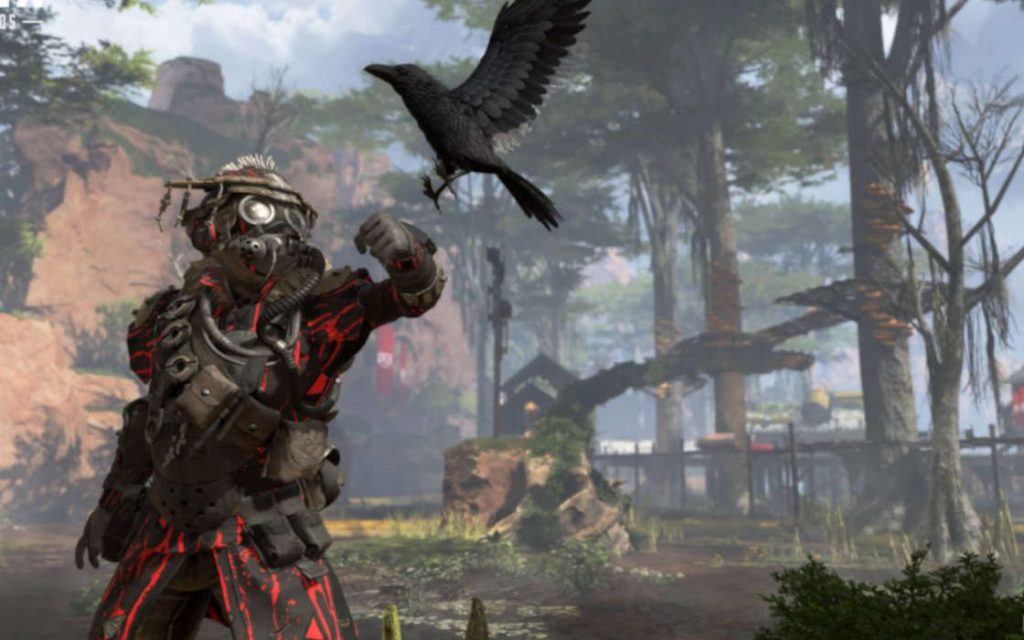 Apex Legends' character, official game art.