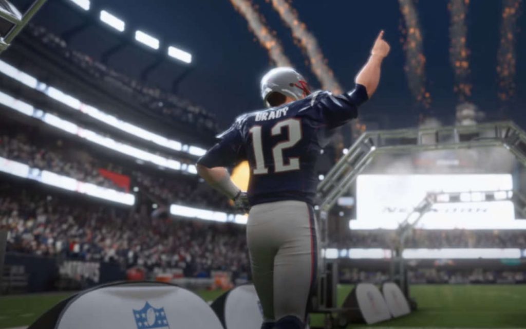 A Madden character in EA's game.