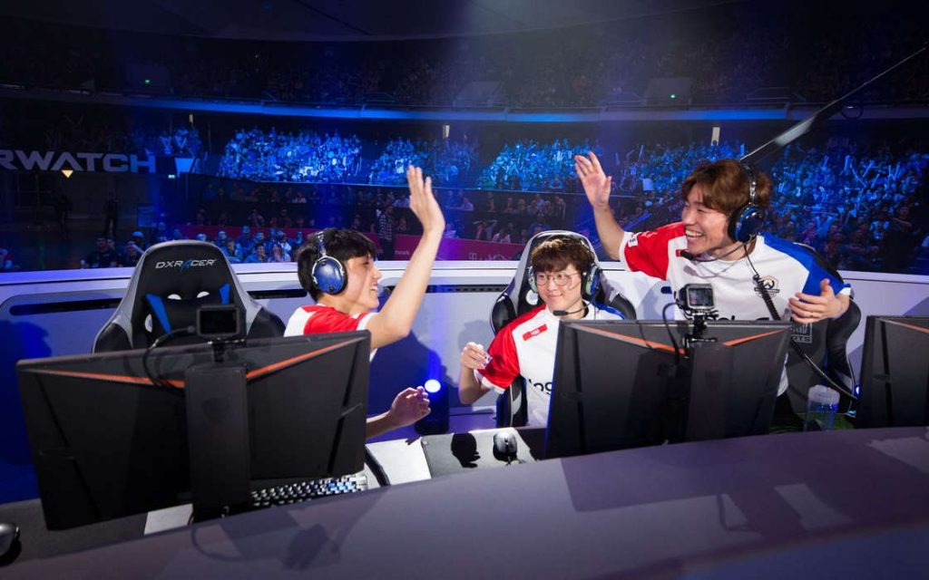 South Korea wins a game against the United States in Overwatch.